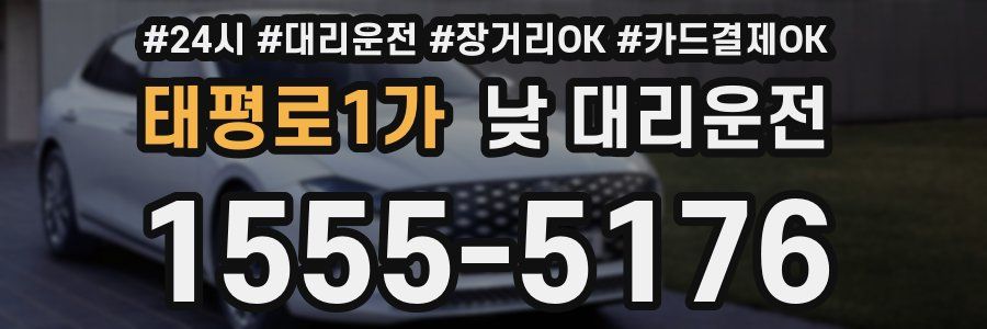 태평로1가 낮 대리운전