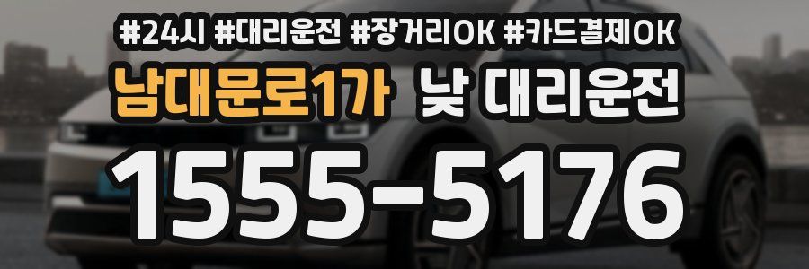 남대문로1가 낮 대리운전