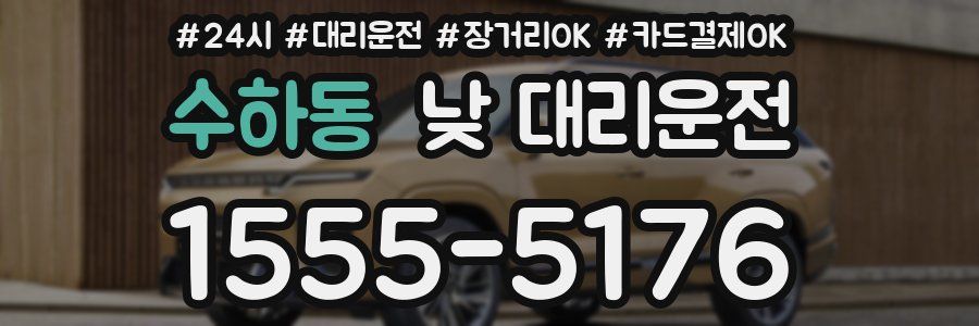 수하동 낮 대리운전