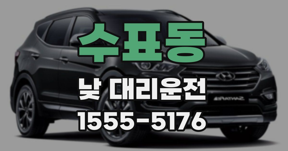 수표동 낮 대리운전