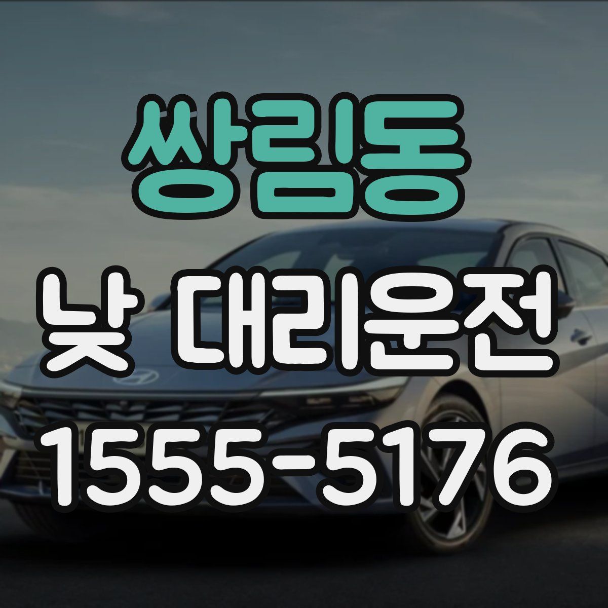 쌍림동 낮 대리운전
