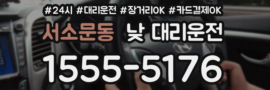 서소문동 낮 대리운전