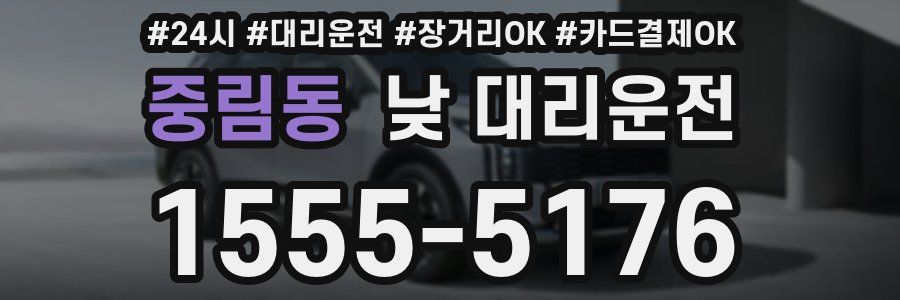 중림동 낮 대리운전