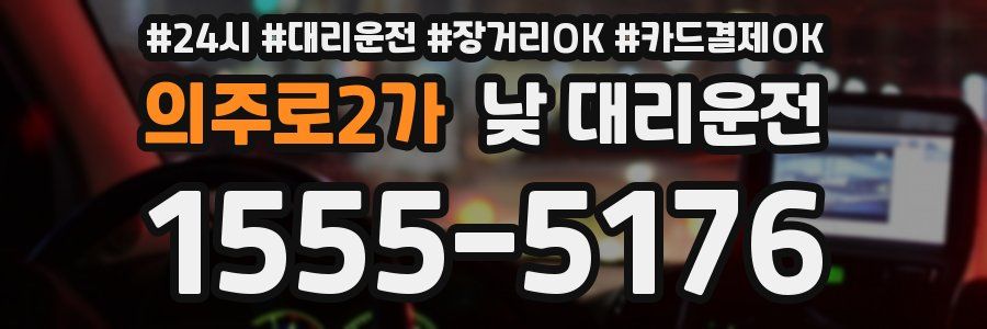 의주로2가 낮 대리운전