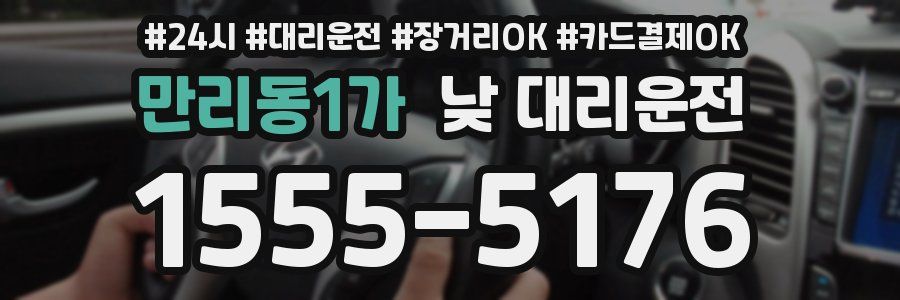 만리동1가 낮 대리운전