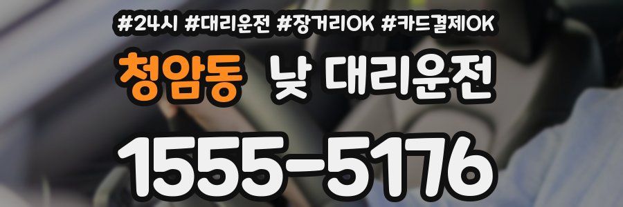 청암동 낮 대리운전