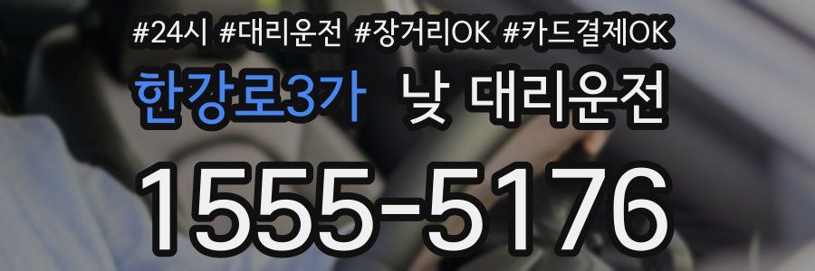 한강로3가 낮 대리운전