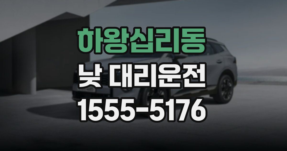 하왕십리동 낮 대리운전