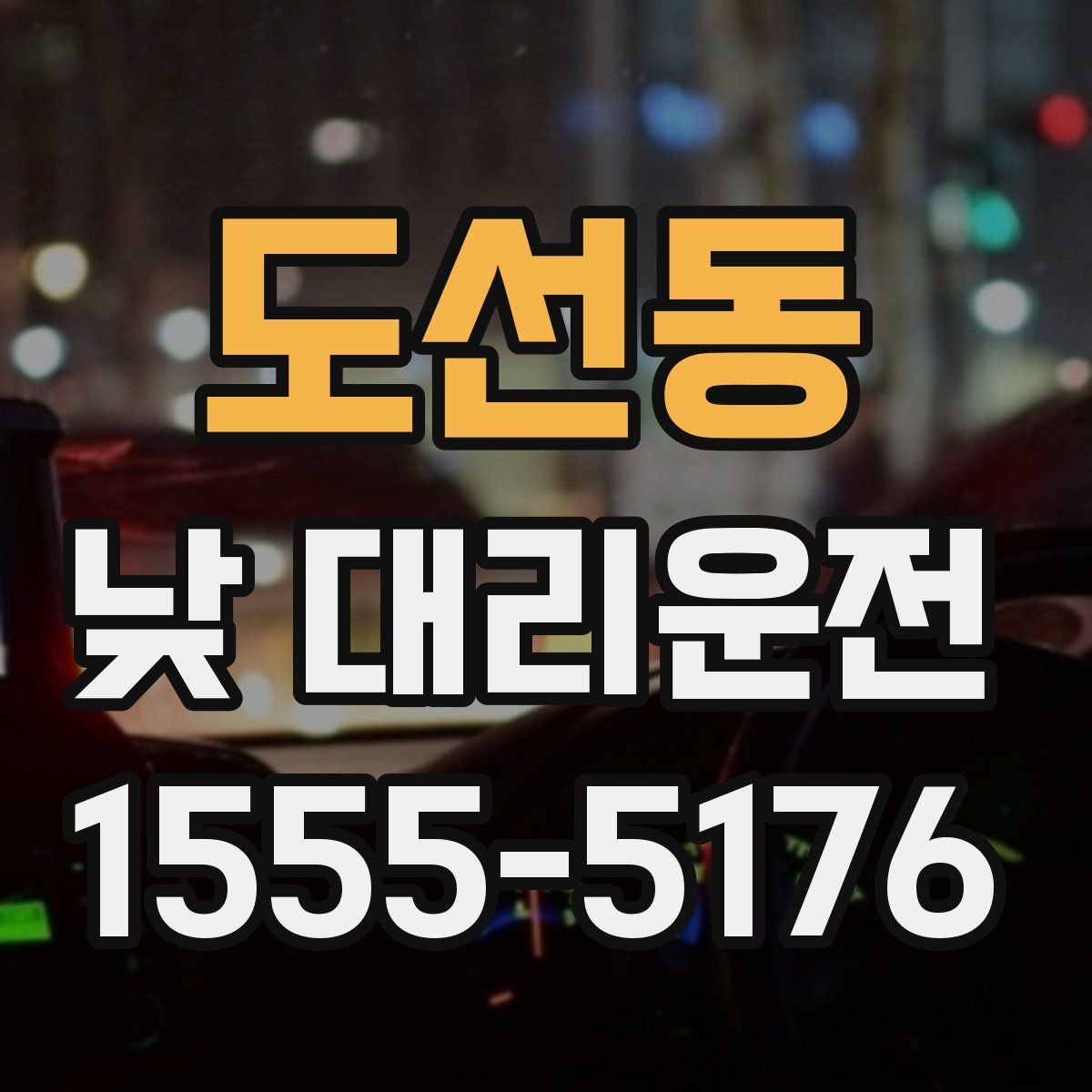 도선동 낮 대리운전