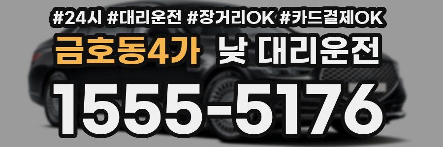 금호동4가 낮 대리운전