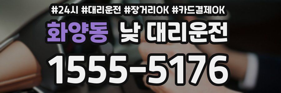 화양동 낮 대리운전