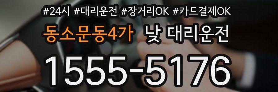 동소문동4가 낮 대리운전