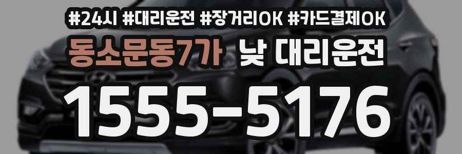 동소문동7가 낮 대리운전