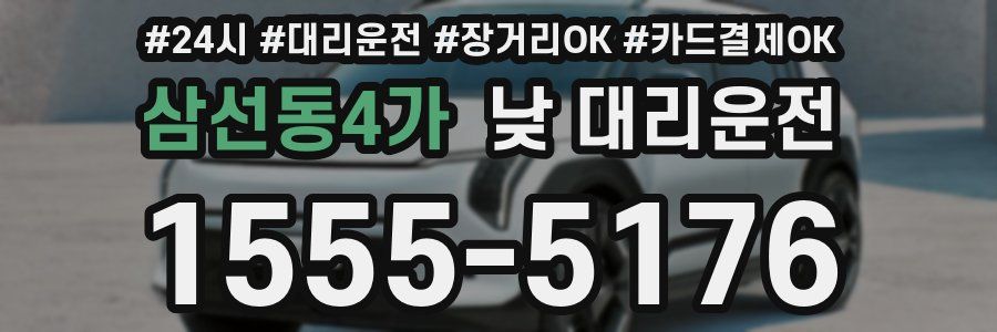 삼선동4가 낮 대리운전