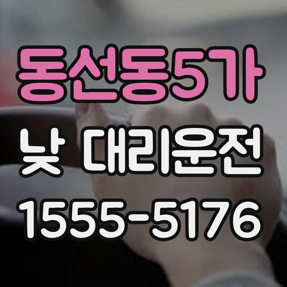 동선동5가 낮 대리운전
