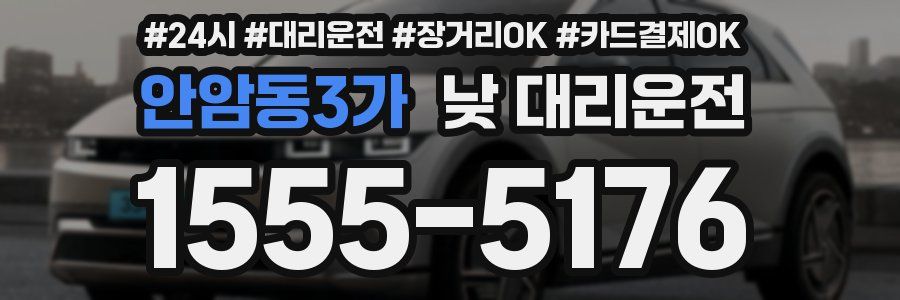 안암동3가 낮 대리운전