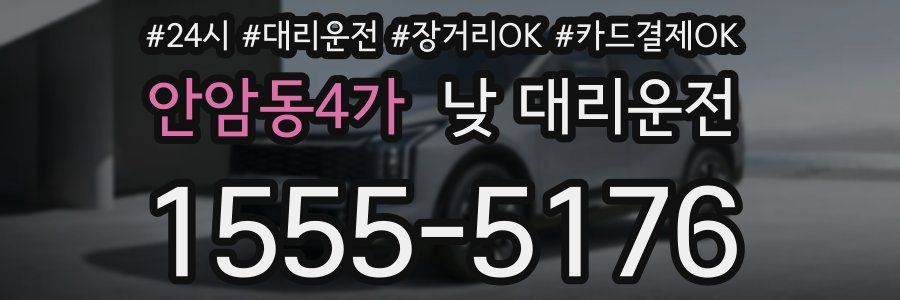 안암동4가 낮 대리운전
