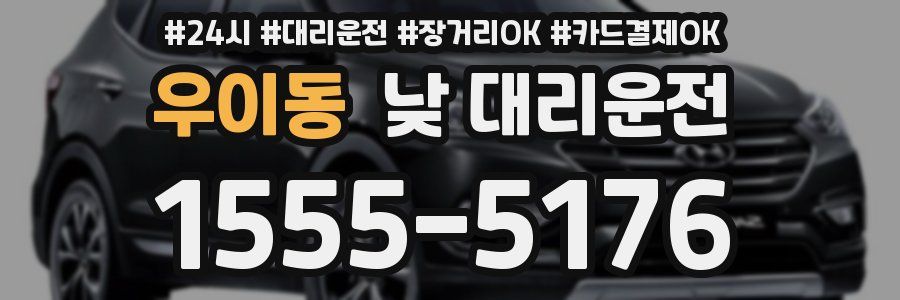 우이동 낮 대리운전