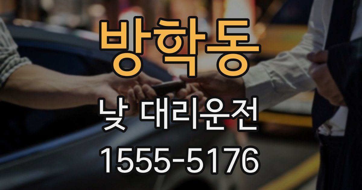 방학동 낮 대리운전