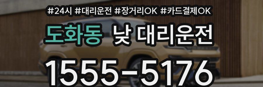 도화동 낮 대리운전