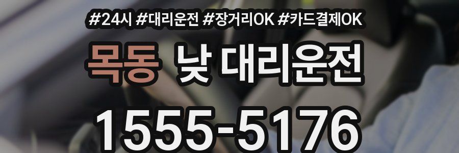 목동 낮 대리운전