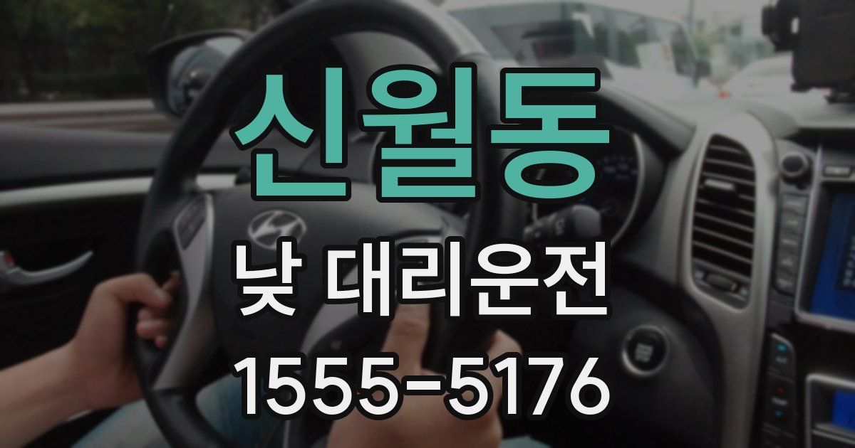신월동 낮 대리운전