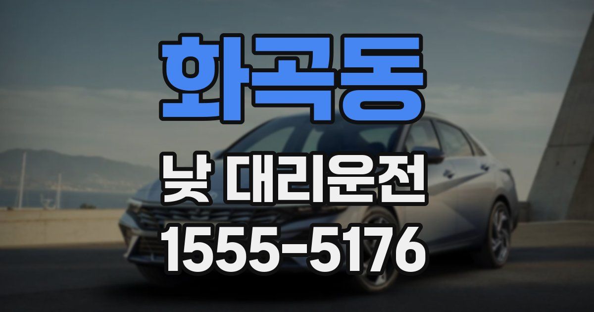 화곡동 낮 대리운전