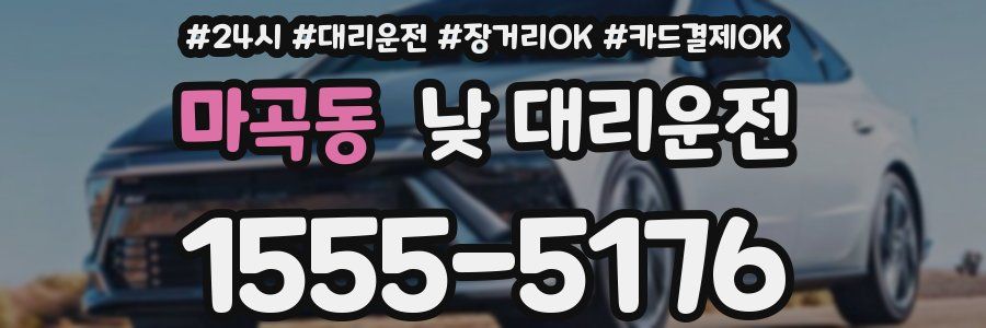 마곡동 낮 대리운전