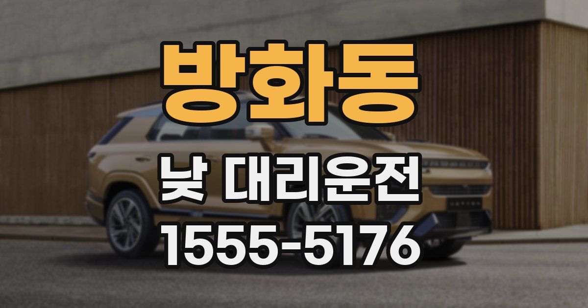 방화동 낮 대리운전