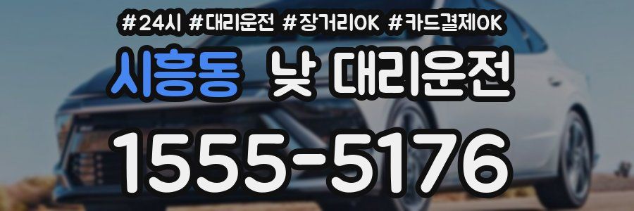 시흥동 낮 대리운전