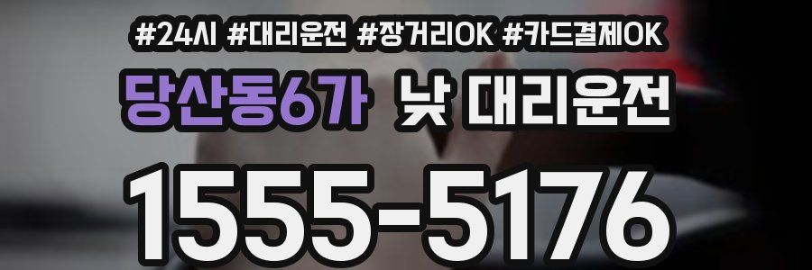 당산동6가 낮 대리운전