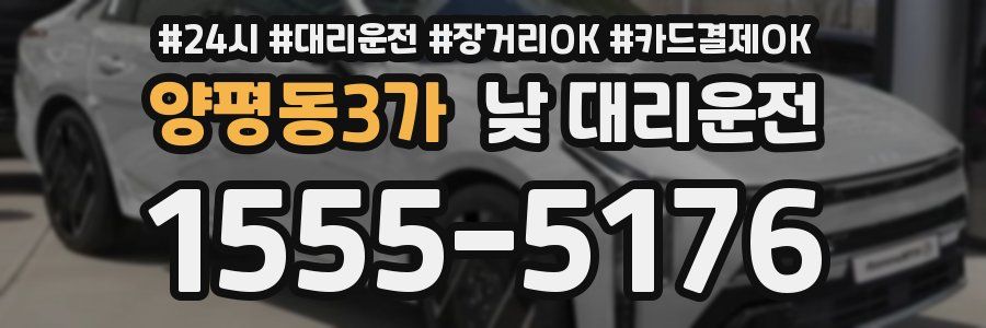 양평동3가 낮 대리운전