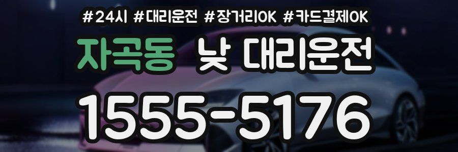 자곡동 낮 대리운전
