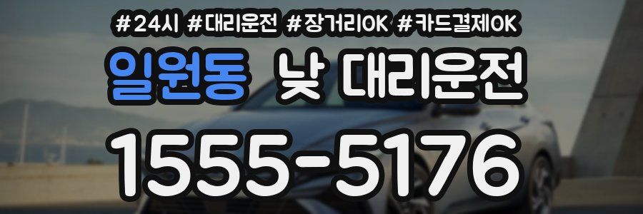 일원동 낮 대리운전
