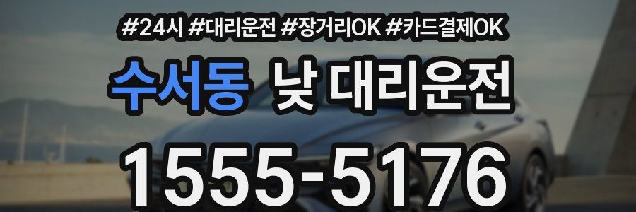 수서동 낮 대리운전