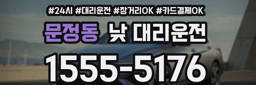 문정동 낮 대리운전