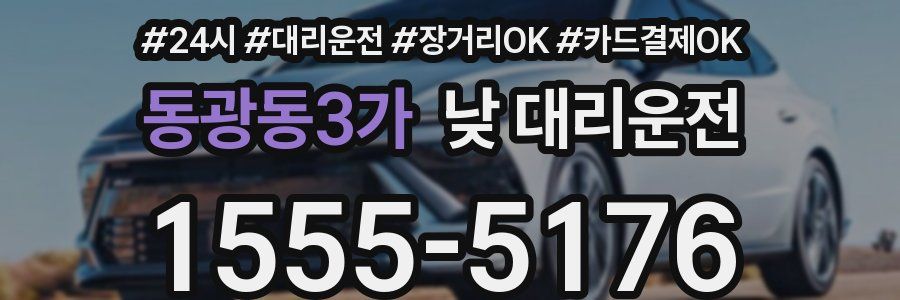 동광동3가 낮 대리운전
