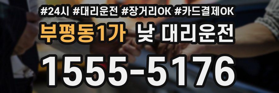 부평동1가 낮 대리운전
