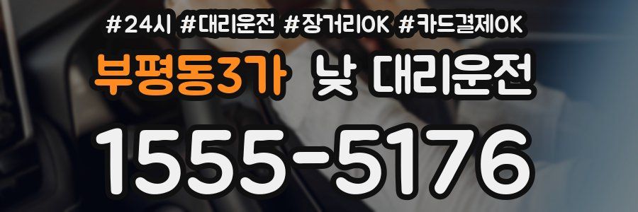 부평동3가 낮 대리운전