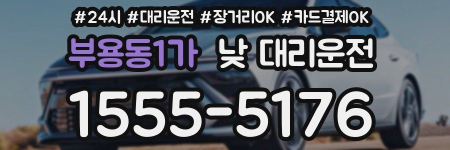 부용동1가 낮 대리운전