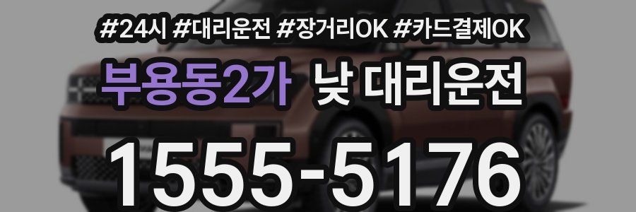 부용동2가 낮 대리운전