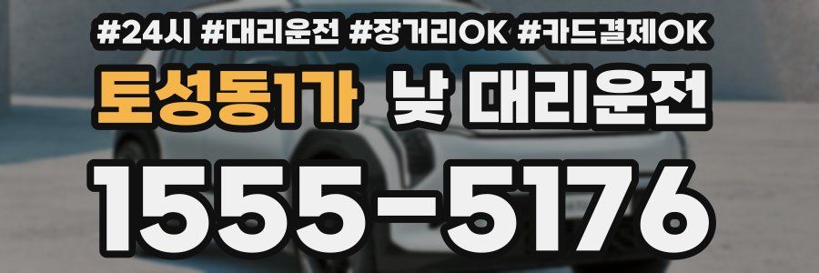 토성동1가 낮 대리운전