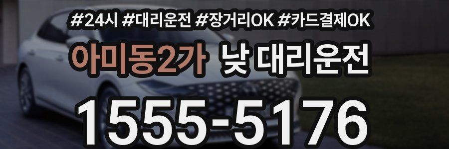 아미동2가 낮 대리운전