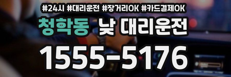 청학동 낮 대리운전