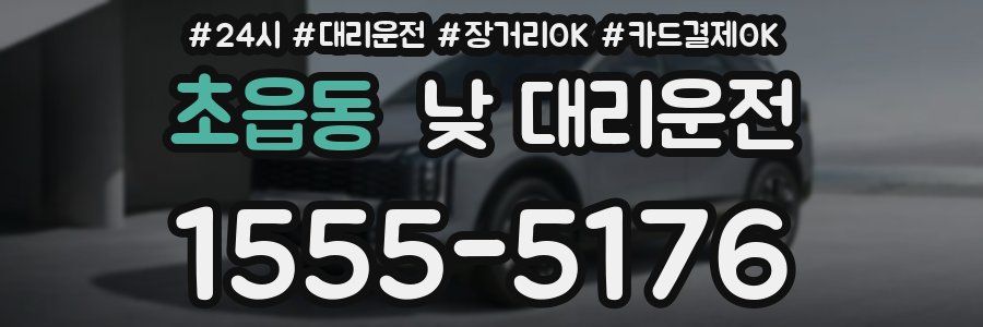 초읍동 낮 대리운전
