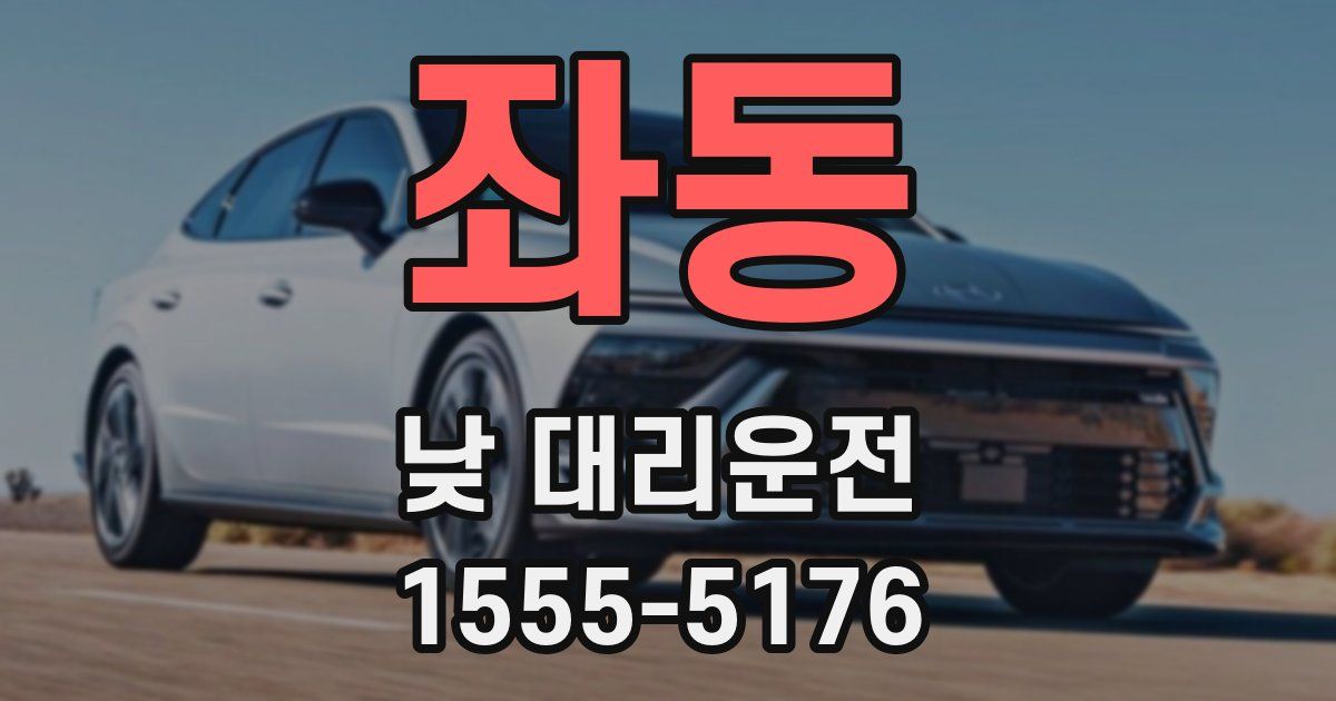 좌동 낮 대리운전