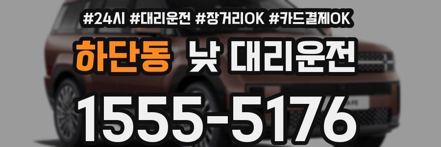 하단동 낮 대리운전