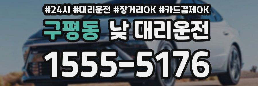 구평동 낮 대리운전