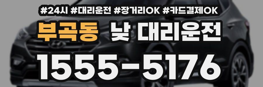 부곡동 낮 대리운전
