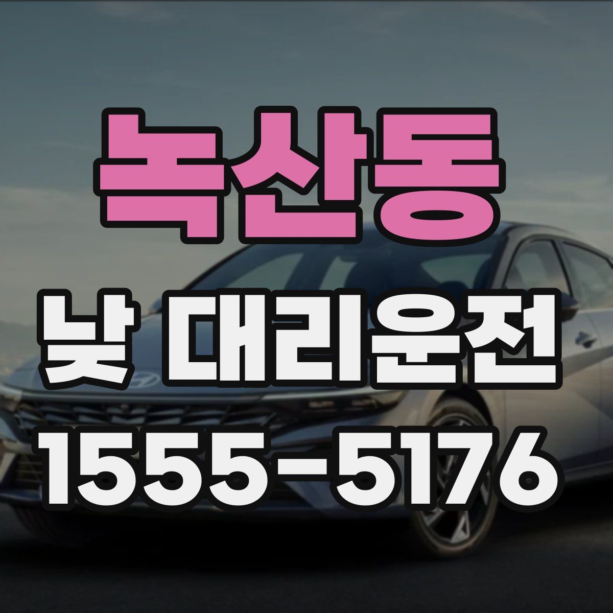 녹산동 낮 대리운전